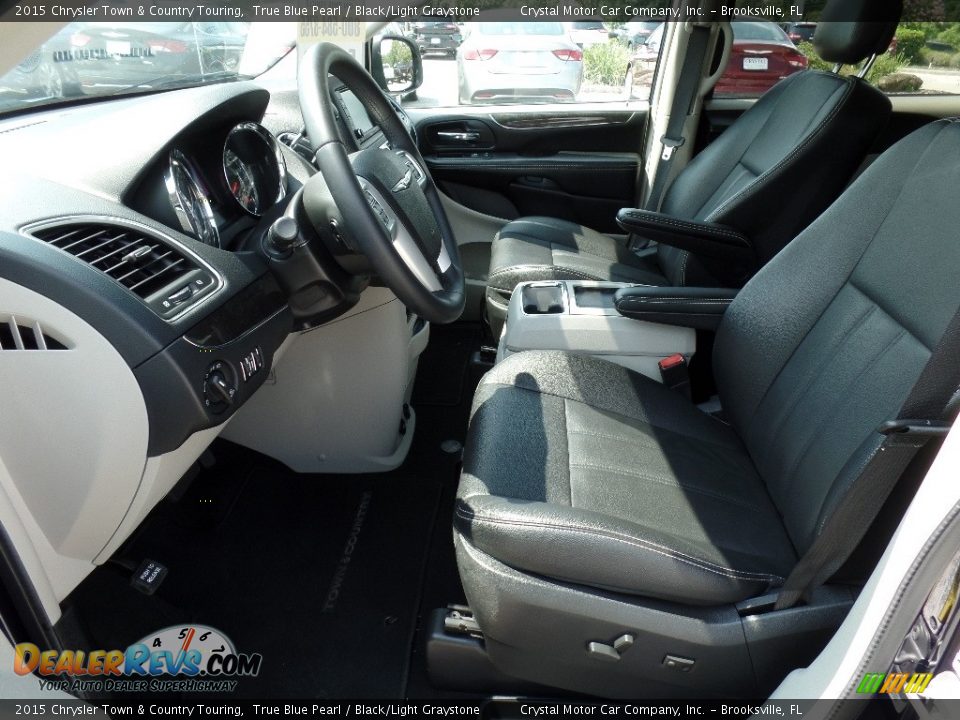 2015 Chrysler Town & Country Touring True Blue Pearl / Black/Light Graystone Photo #4