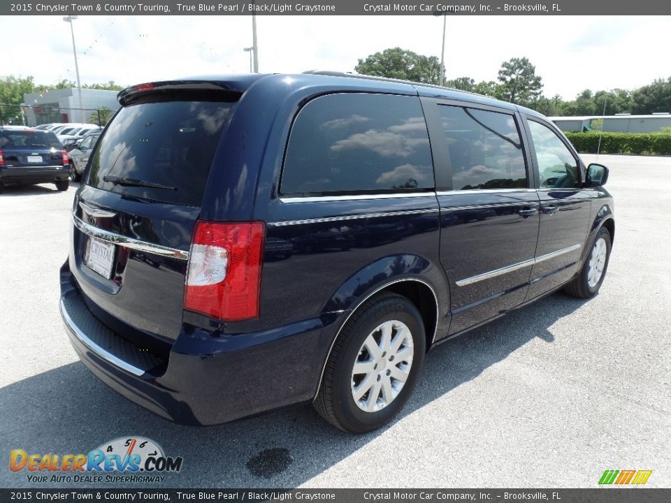 2015 Chrysler Town & Country Touring True Blue Pearl / Black/Light Graystone Photo #11