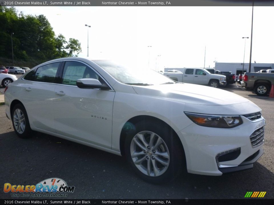 2016 Chevrolet Malibu LT Summit White / Jet Black Photo #3