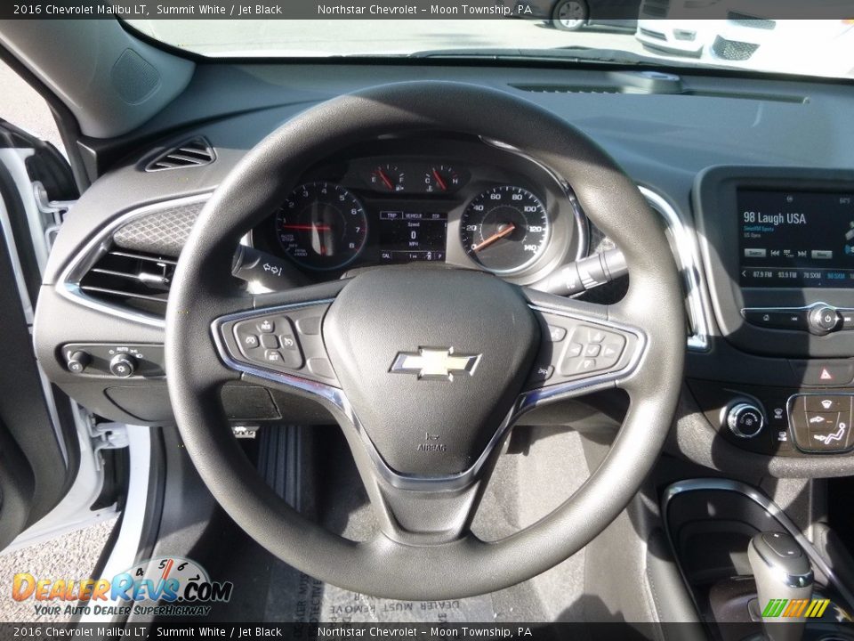 2016 Chevrolet Malibu LT Summit White / Jet Black Photo #16