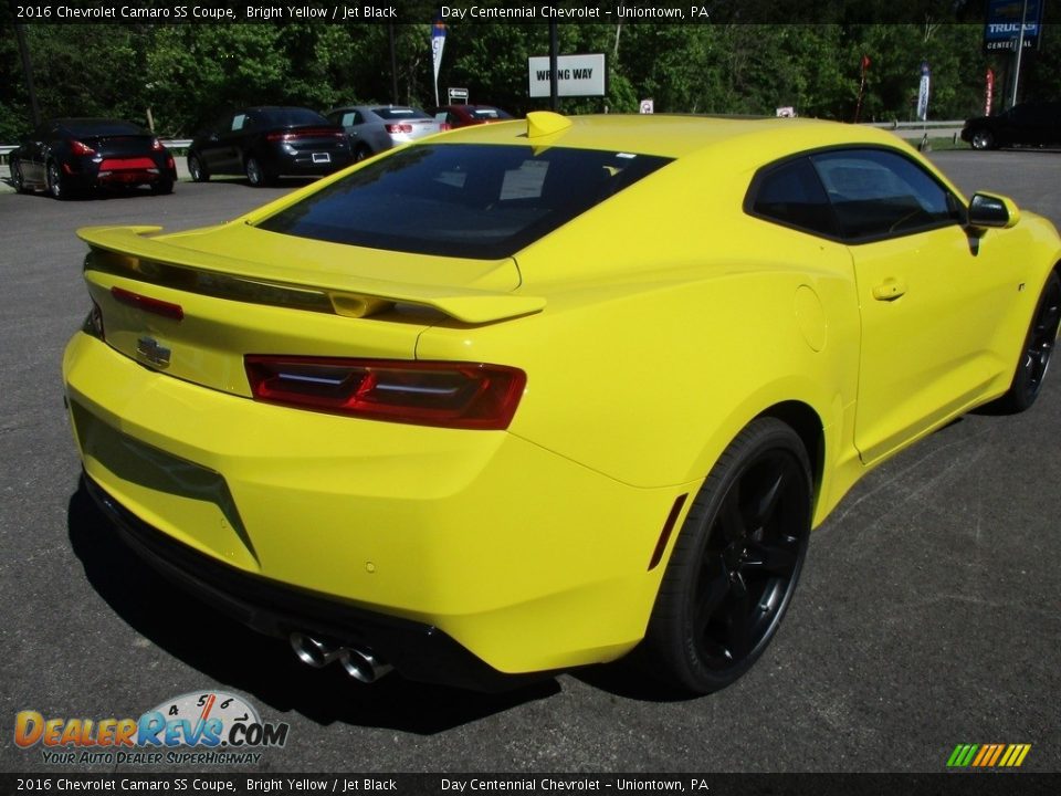 2016 Chevrolet Camaro SS Coupe Bright Yellow / Jet Black Photo #6