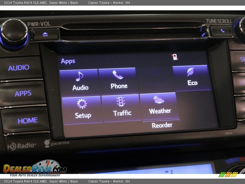 2014 Toyota RAV4 XLE AWD Super White / Black Photo #9