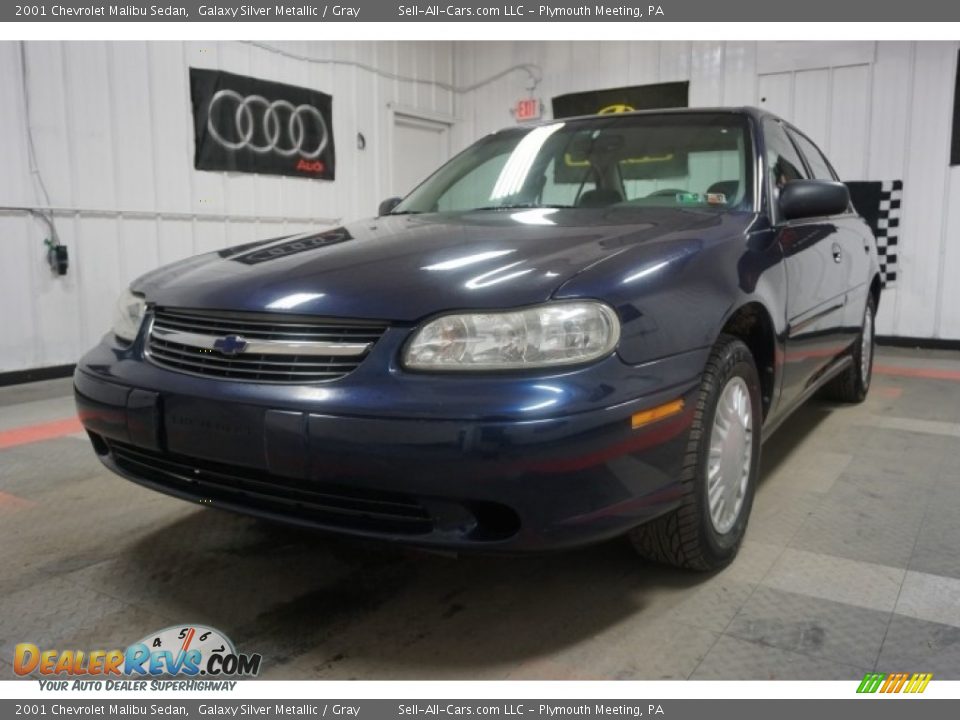 2001 Chevrolet Malibu Sedan Galaxy Silver Metallic / Gray Photo #3