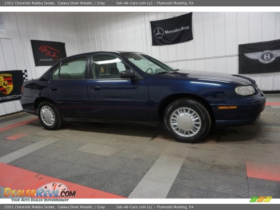 2001 Chevrolet Malibu Sedan Galaxy Silver Metallic / Gray Photo #6
