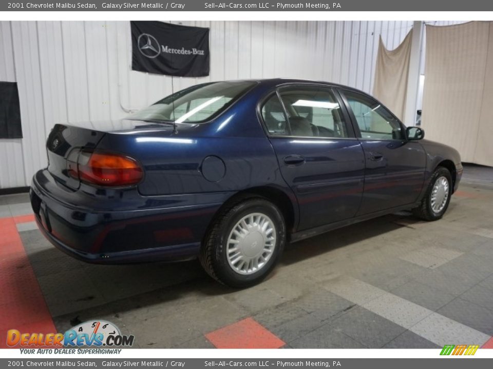 2001 Chevrolet Malibu Sedan Galaxy Silver Metallic / Gray Photo #7