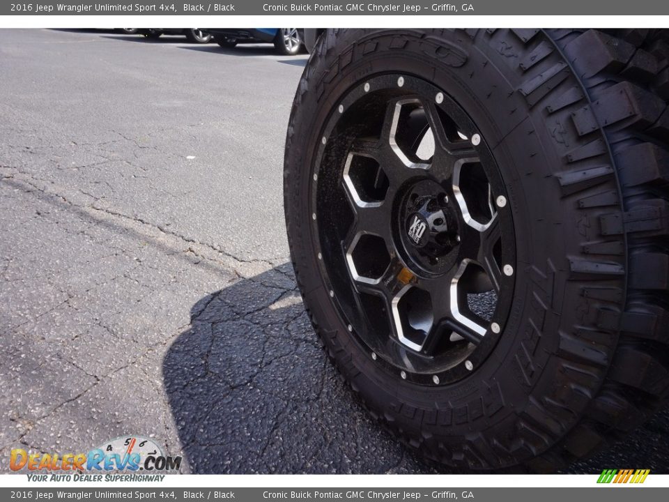 2016 Jeep Wrangler Unlimited Sport 4x4 Black / Black Photo #12