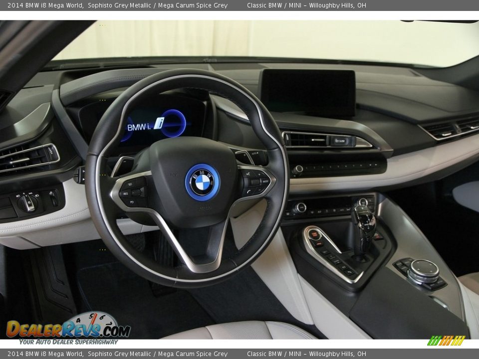 2014 BMW i8 Mega World Sophisto Grey Metallic / Mega Carum Spice Grey Photo #10