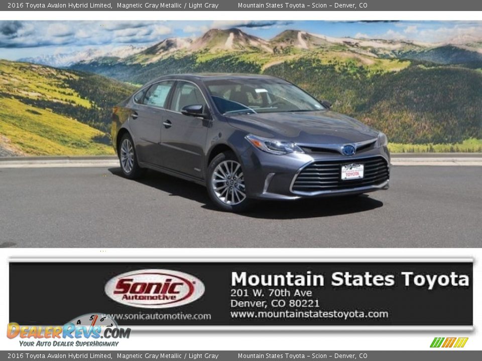 2016 Toyota Avalon Hybrid Limited Magnetic Gray Metallic / Light Gray Photo #1