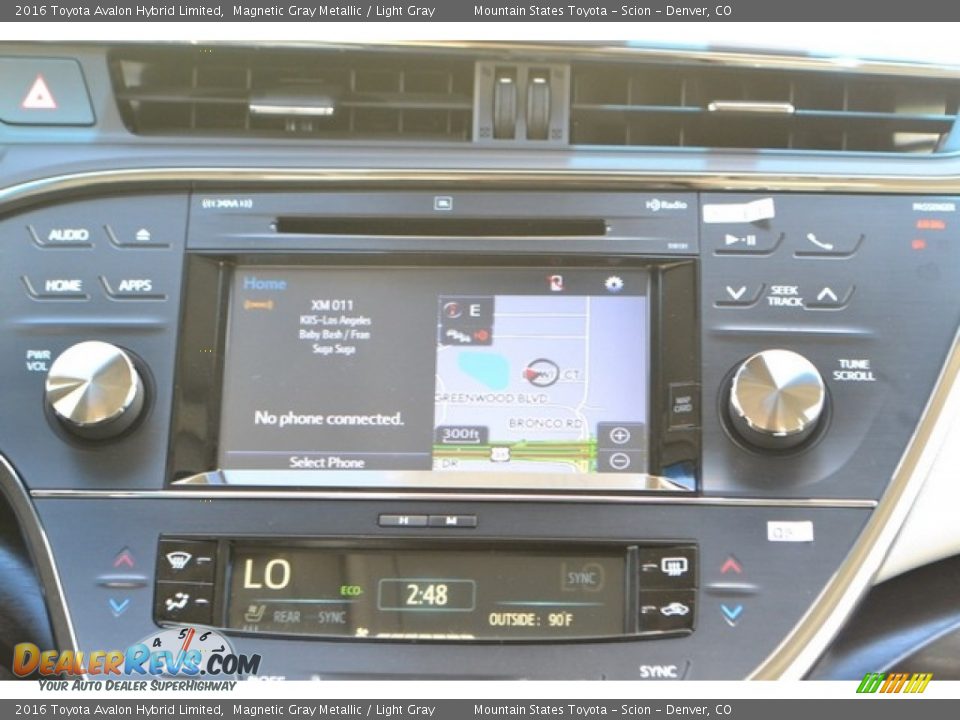 2016 Toyota Avalon Hybrid Limited Magnetic Gray Metallic / Light Gray Photo #6