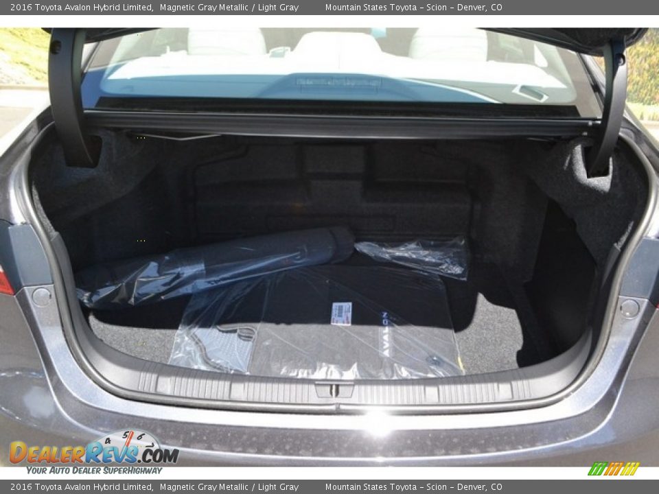 2016 Toyota Avalon Hybrid Limited Magnetic Gray Metallic / Light Gray Photo #8