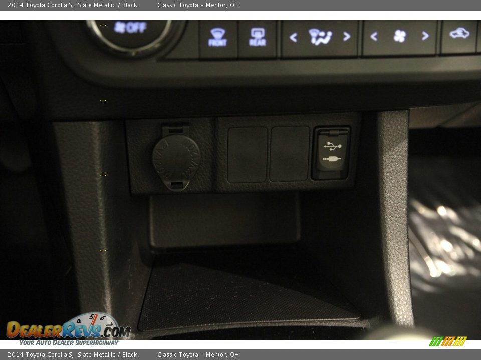 2014 Toyota Corolla S Slate Metallic / Black Photo #14