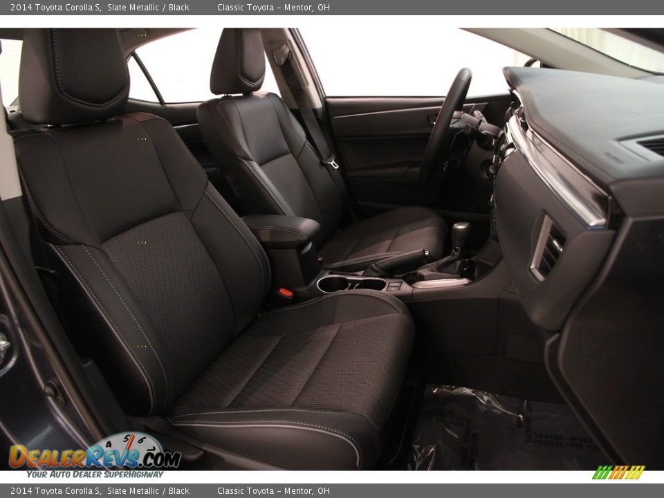 2014 Toyota Corolla S Slate Metallic / Black Photo #16