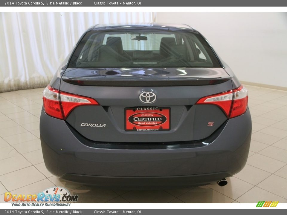 2014 Toyota Corolla S Slate Metallic / Black Photo #19