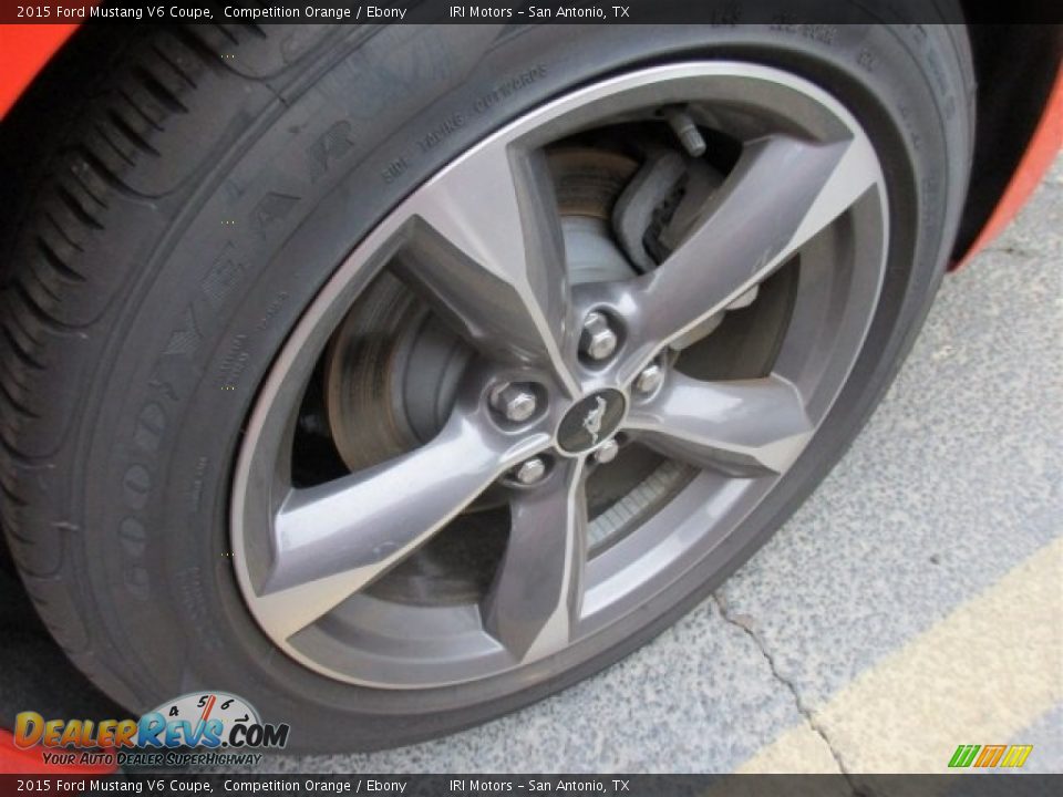 2015 Ford Mustang V6 Coupe Competition Orange / Ebony Photo #3