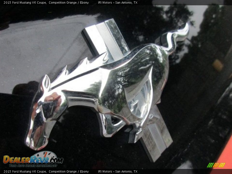 2015 Ford Mustang V6 Coupe Competition Orange / Ebony Photo #5