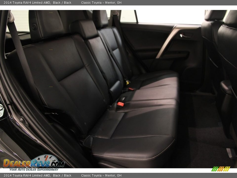 2014 Toyota RAV4 Limited AWD Black / Black Photo #14