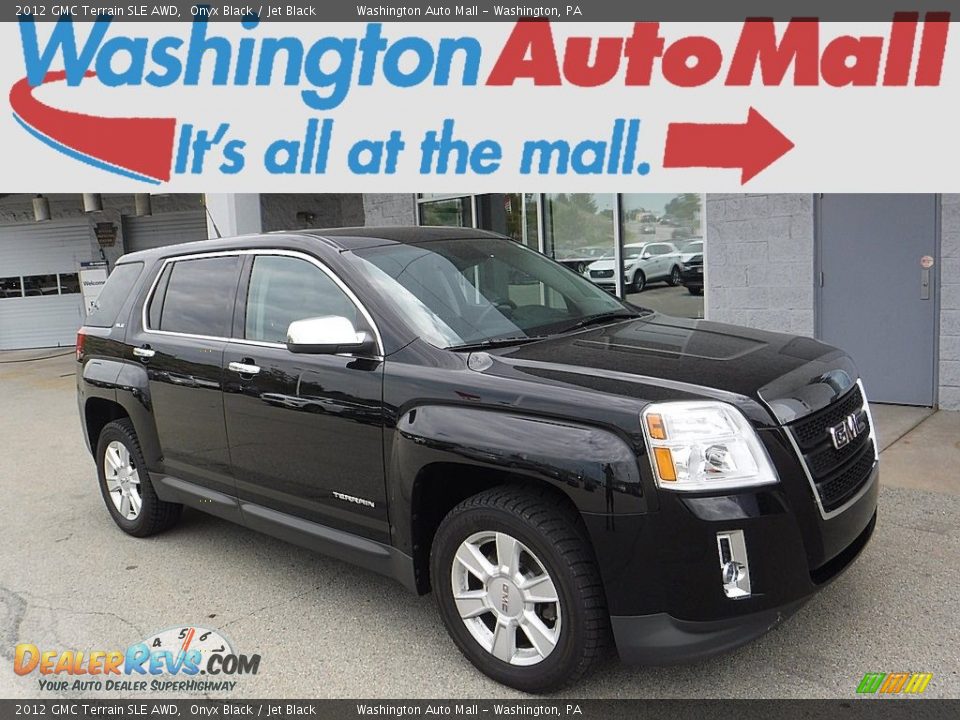 2012 GMC Terrain SLE AWD Onyx Black / Jet Black Photo #1