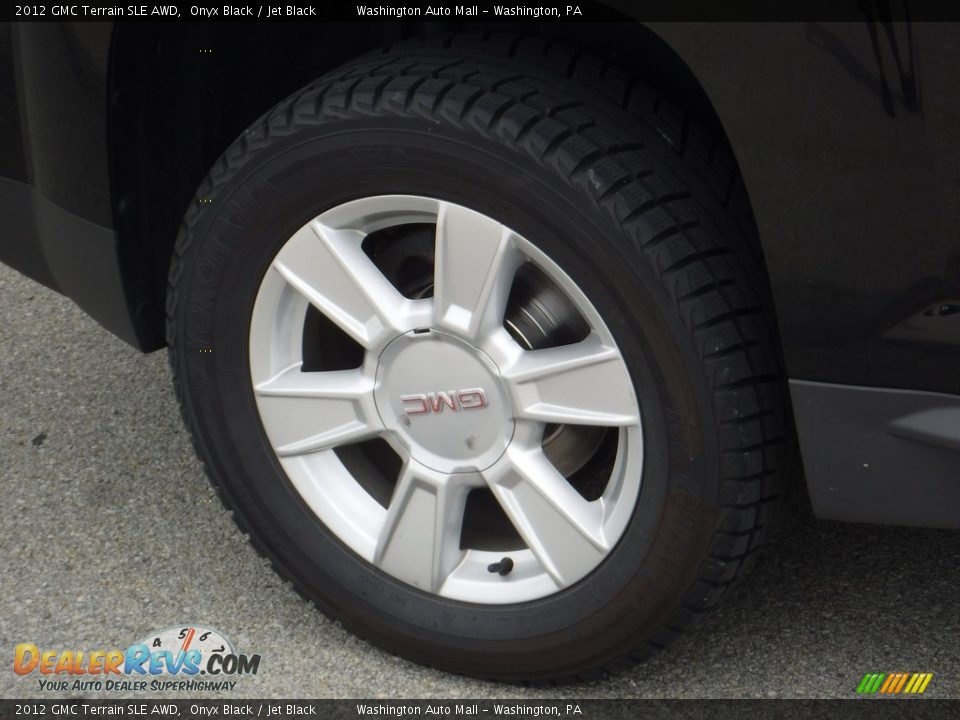 2012 GMC Terrain SLE AWD Onyx Black / Jet Black Photo #3