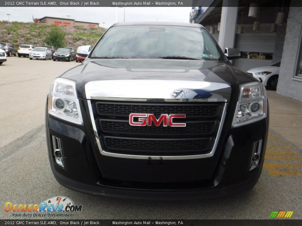 2012 GMC Terrain SLE AWD Onyx Black / Jet Black Photo #4