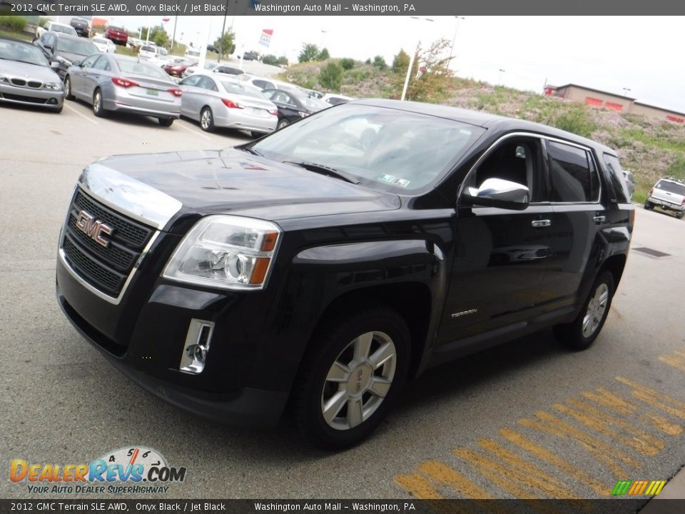 2012 GMC Terrain SLE AWD Onyx Black / Jet Black Photo #5