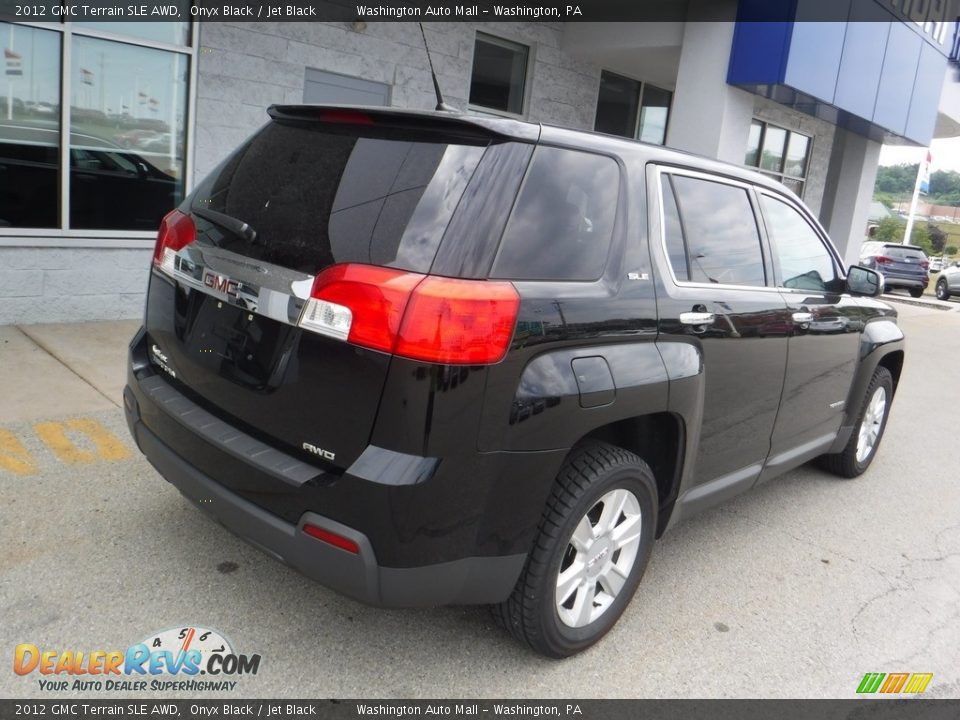 2012 GMC Terrain SLE AWD Onyx Black / Jet Black Photo #7