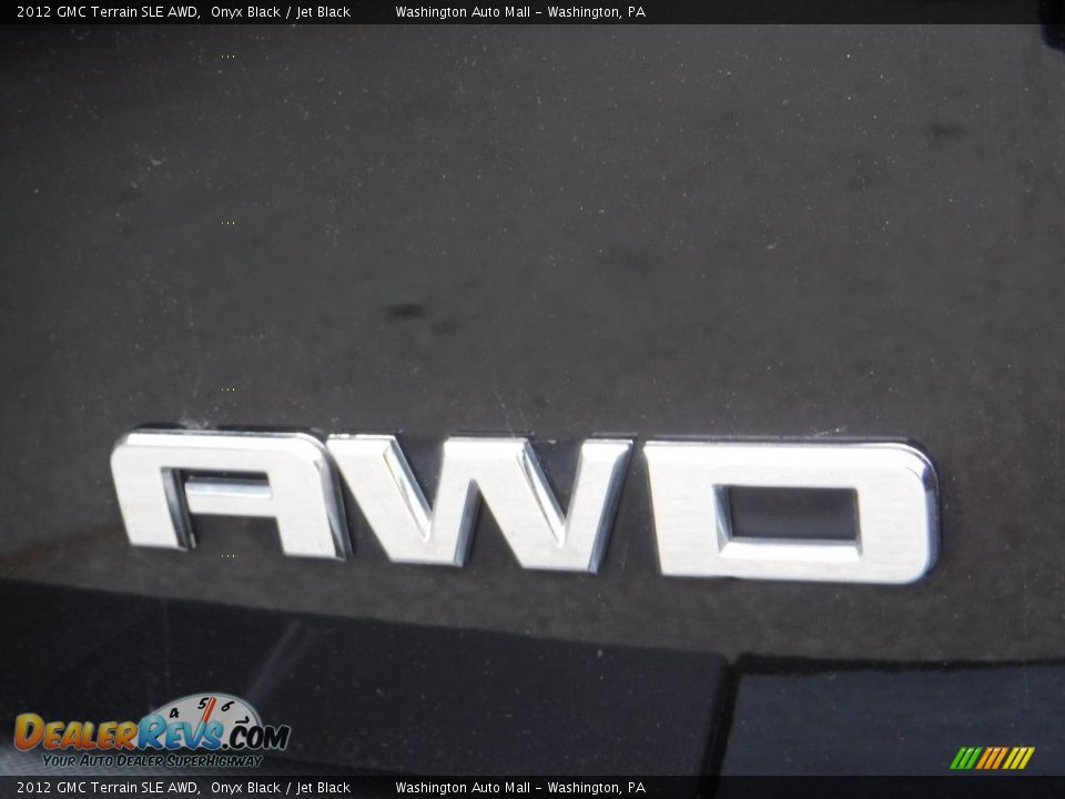 2012 GMC Terrain SLE AWD Onyx Black / Jet Black Photo #8