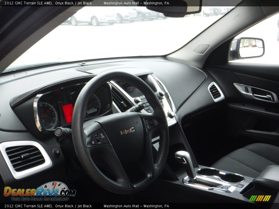 2012 GMC Terrain SLE AWD Onyx Black / Jet Black Photo #9