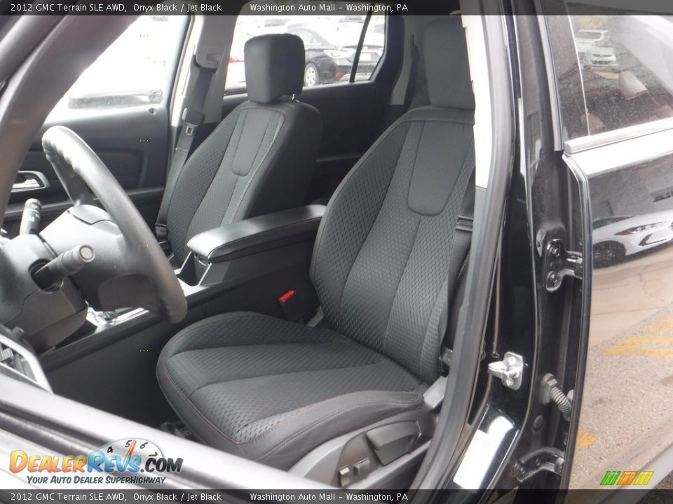 2012 GMC Terrain SLE AWD Onyx Black / Jet Black Photo #10