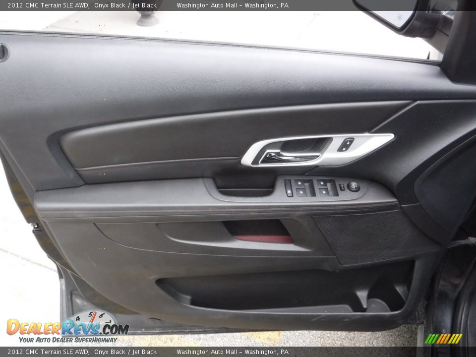 2012 GMC Terrain SLE AWD Onyx Black / Jet Black Photo #11