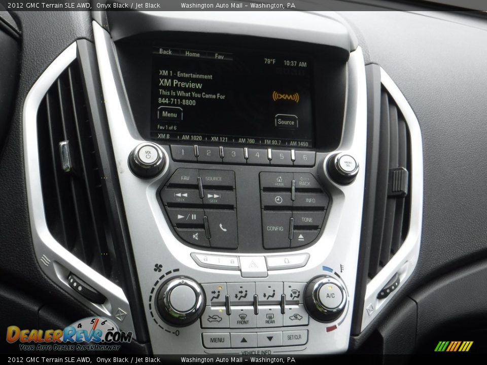 2012 GMC Terrain SLE AWD Onyx Black / Jet Black Photo #12