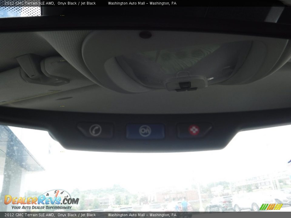 2012 GMC Terrain SLE AWD Onyx Black / Jet Black Photo #16