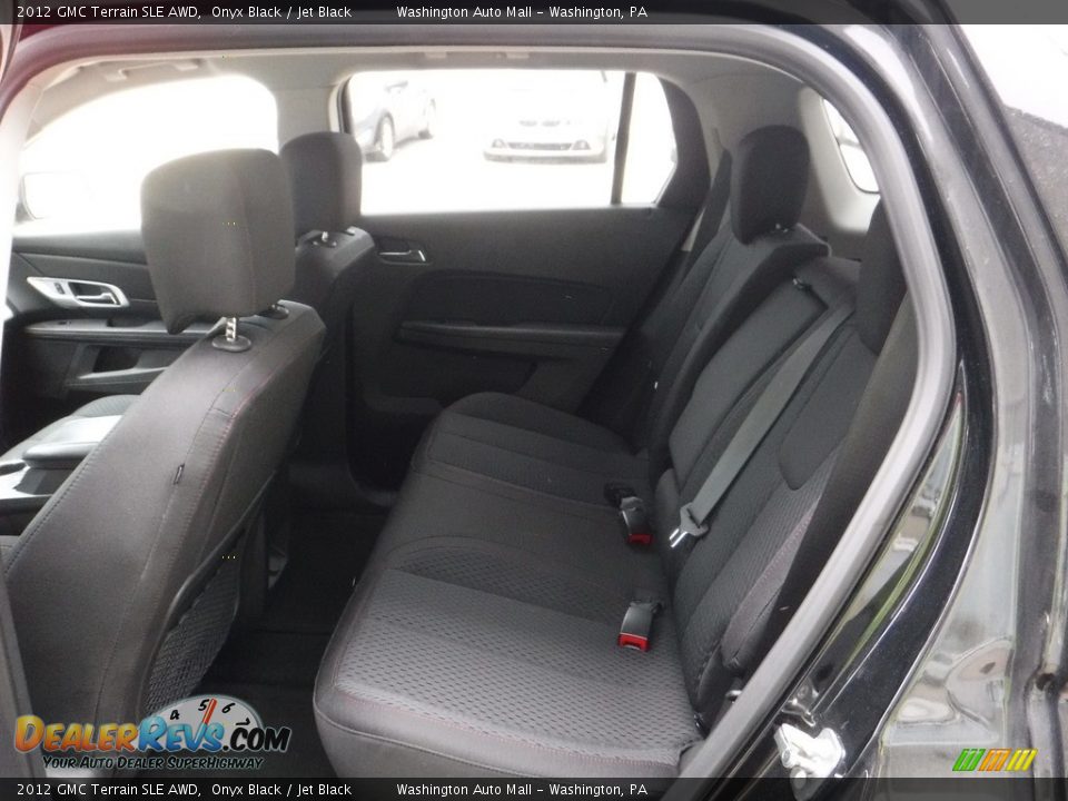 2012 GMC Terrain SLE AWD Onyx Black / Jet Black Photo #17