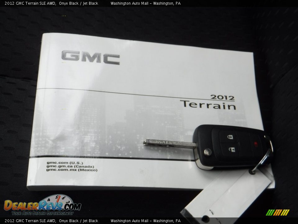 2012 GMC Terrain SLE AWD Onyx Black / Jet Black Photo #18