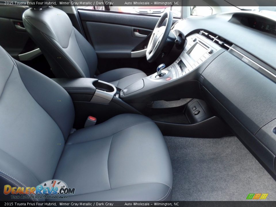 2015 Toyota Prius Four Hybrid Winter Gray Metallic / Dark Gray Photo #12