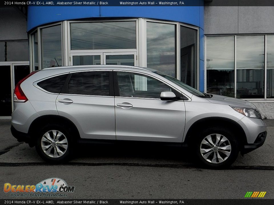 2014 Honda CR-V EX-L AWD Alabaster Silver Metallic / Black Photo #2