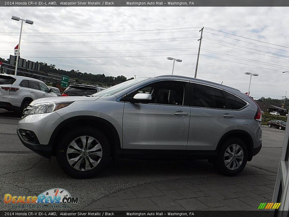 2014 Honda CR-V EX-L AWD Alabaster Silver Metallic / Black Photo #4