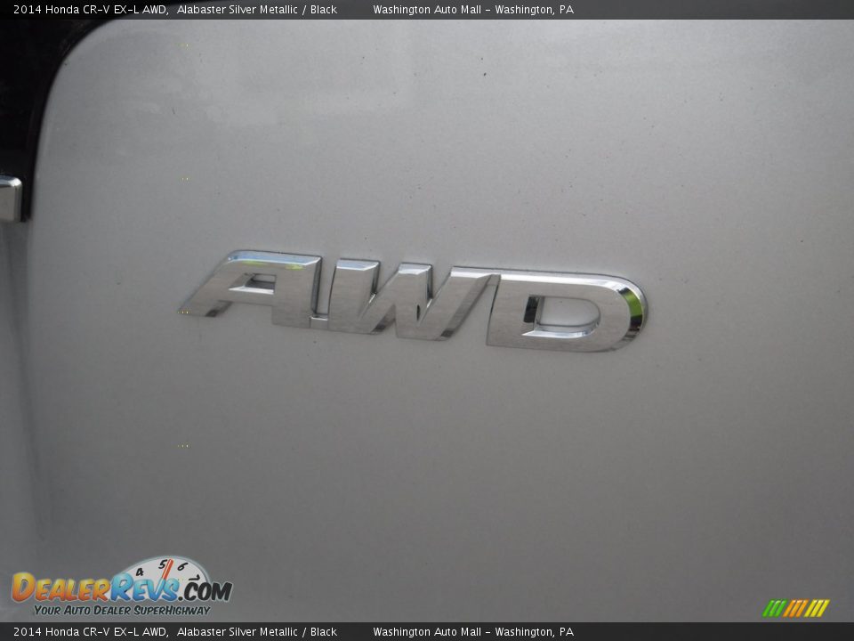 2014 Honda CR-V EX-L AWD Alabaster Silver Metallic / Black Photo #6