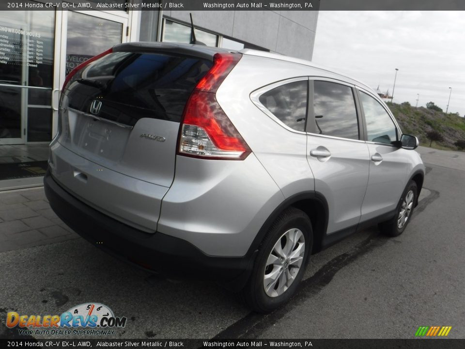 2014 Honda CR-V EX-L AWD Alabaster Silver Metallic / Black Photo #7