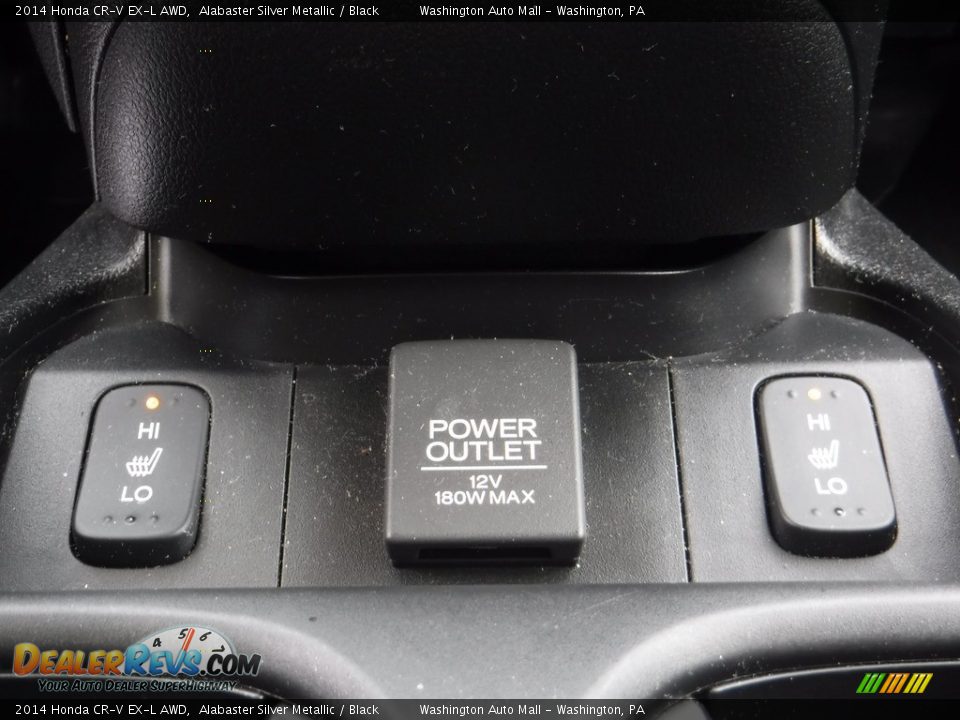 2014 Honda CR-V EX-L AWD Alabaster Silver Metallic / Black Photo #15