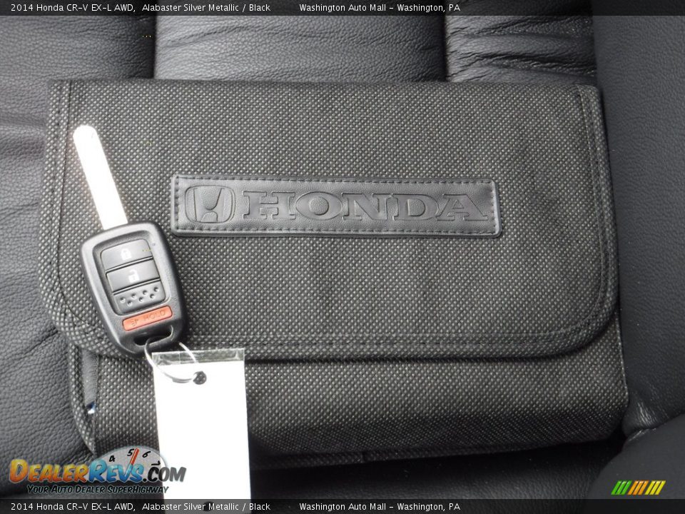 2014 Honda CR-V EX-L AWD Alabaster Silver Metallic / Black Photo #18