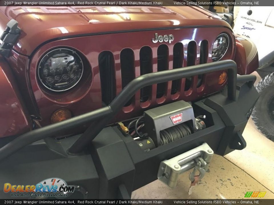 2007 Jeep Wrangler Unlimited Sahara 4x4 Red Rock Crystal Pearl / Dark Khaki/Medium Khaki Photo #11