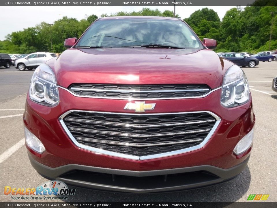 2017 Chevrolet Equinox LT AWD Siren Red Tintcoat / Jet Black Photo #2