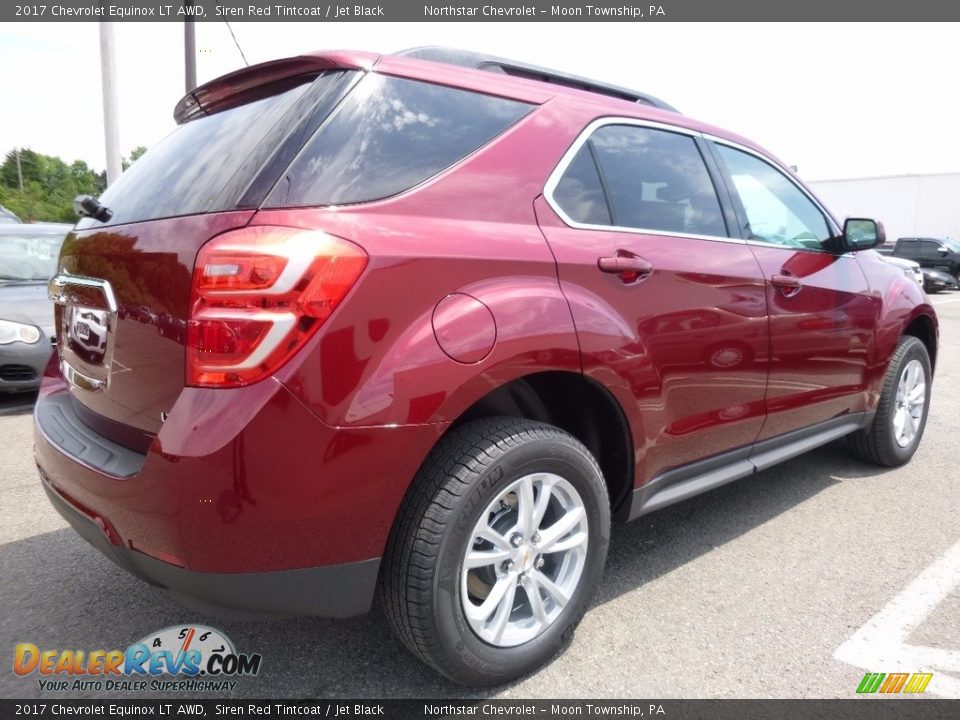 2017 Chevrolet Equinox LT AWD Siren Red Tintcoat / Jet Black Photo #5