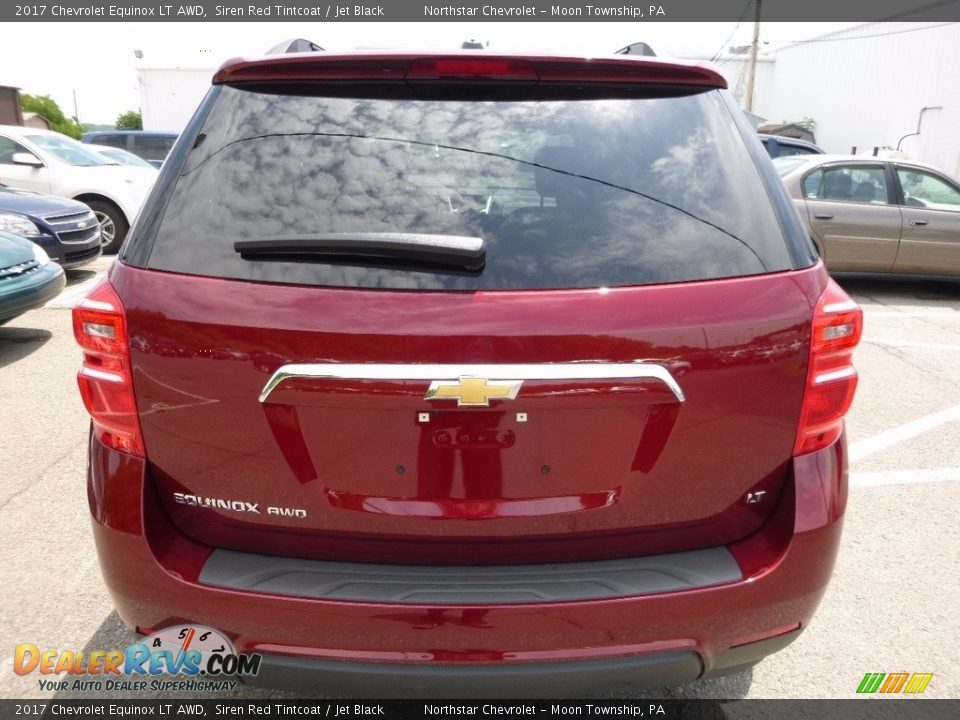 2017 Chevrolet Equinox LT AWD Siren Red Tintcoat / Jet Black Photo #6