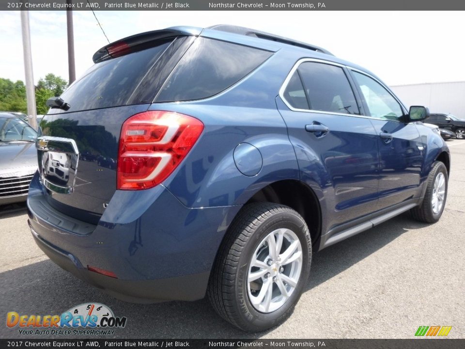 2017 Chevrolet Equinox LT AWD Patriot Blue Metallic / Jet Black Photo #5