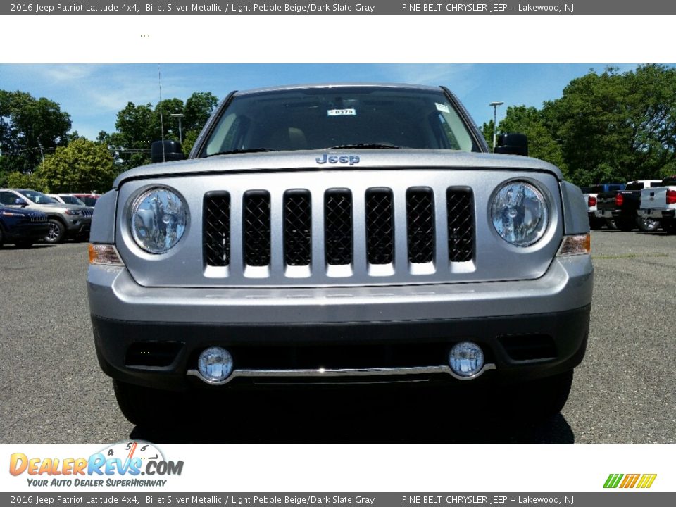 2016 Jeep Patriot Latitude 4x4 Billet Silver Metallic / Light Pebble Beige/Dark Slate Gray Photo #2