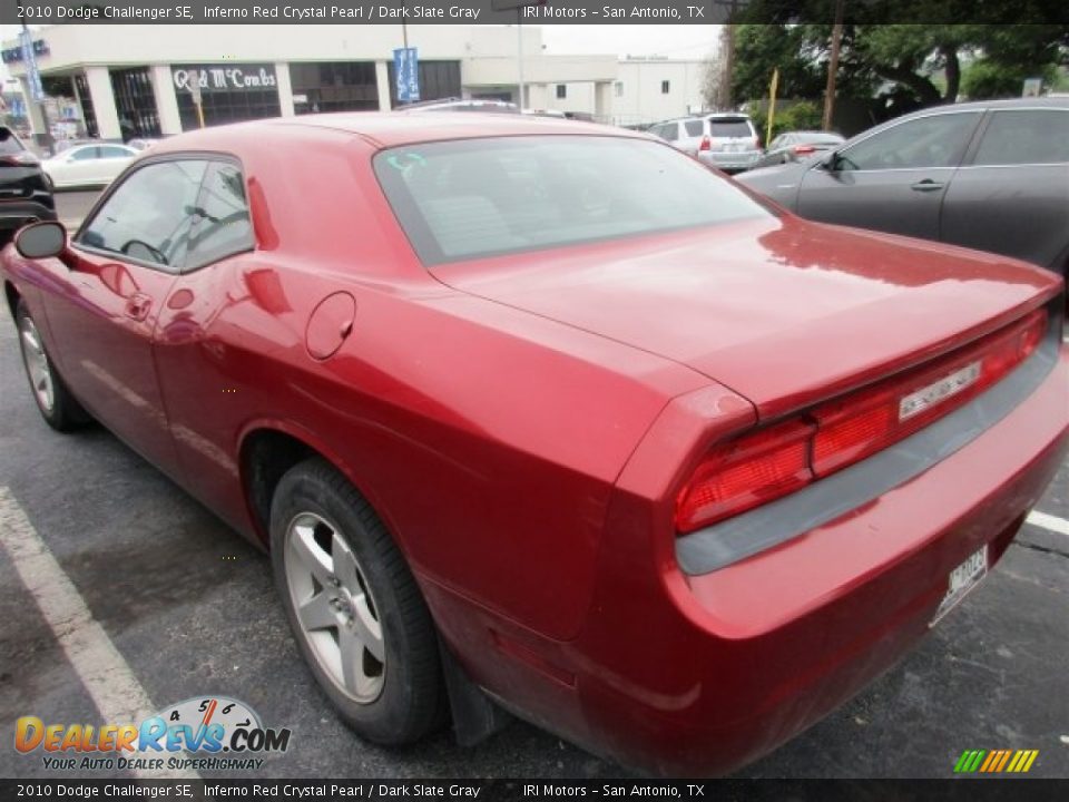 2010 Dodge Challenger SE Inferno Red Crystal Pearl / Dark Slate Gray Photo #4