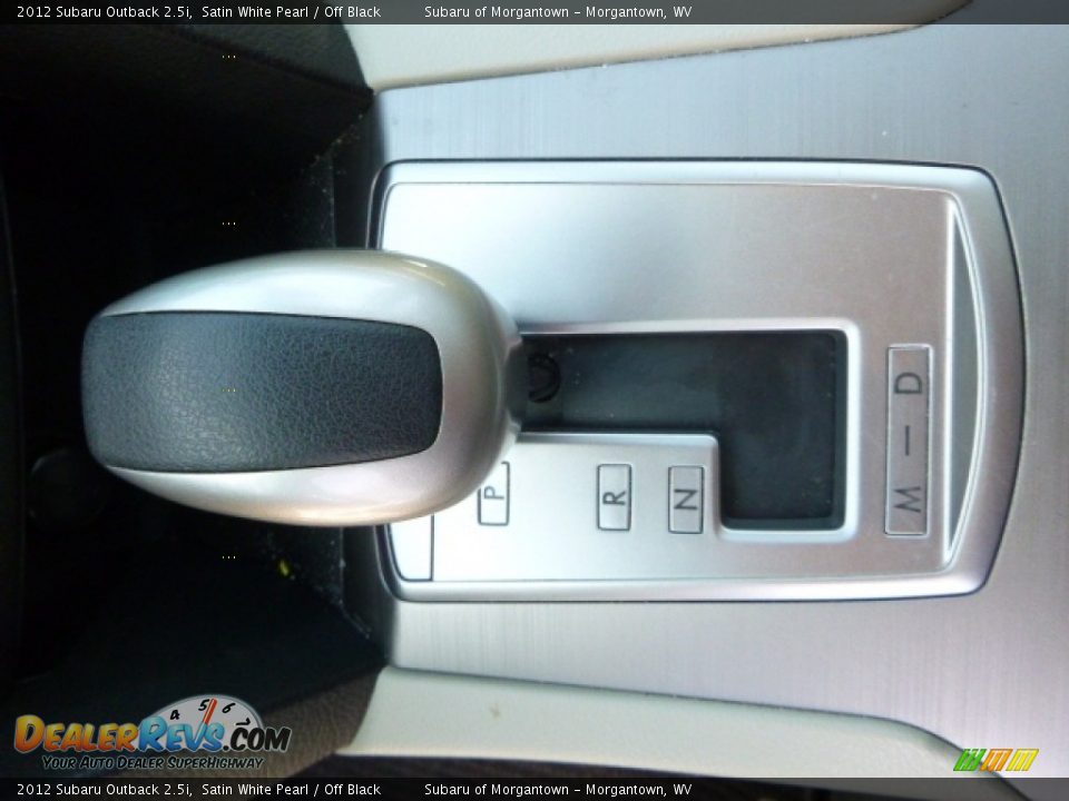 2012 Subaru Outback 2.5i Satin White Pearl / Off Black Photo #20