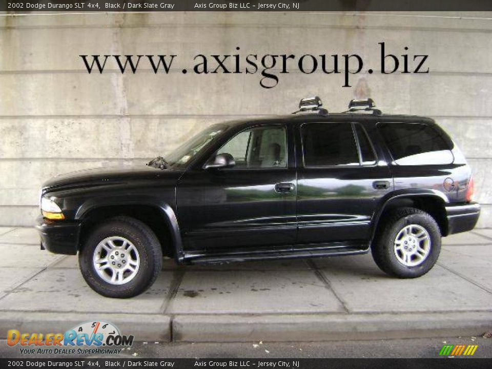 2002 Dodge Durango SLT 4x4 Black / Dark Slate Gray Photo #1