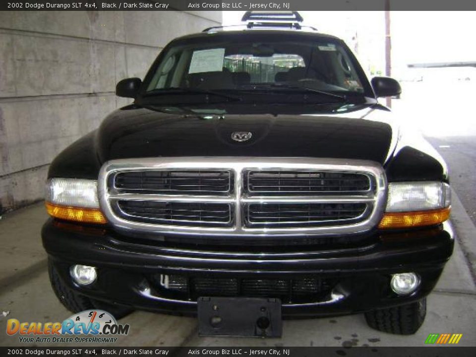 2002 Dodge Durango SLT 4x4 Black / Dark Slate Gray Photo #3